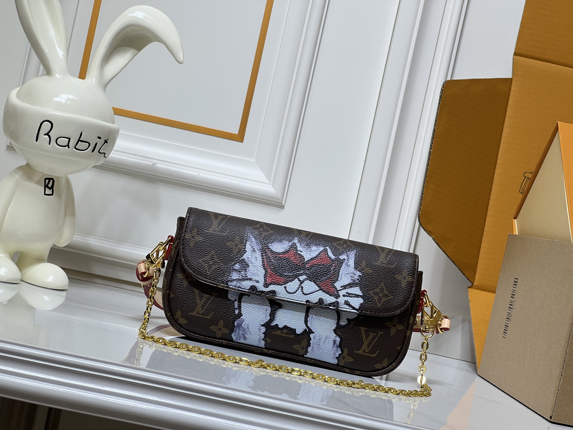 Louis Vuitton LV West BB Handbag Premium Canvas Shoulder Strap Office Commute Designer Bag